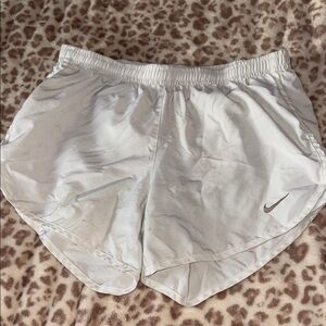 Nike White Athletic Shorts